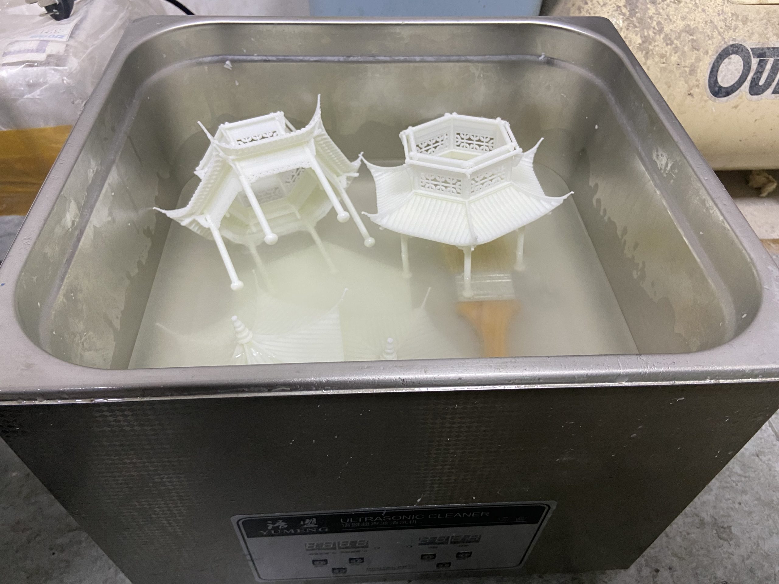超声波清洗3D打印模型